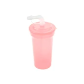 Hometarz Pipetli Bardak Okul Ofis Masa Üstü Plastik Suluk 400 Ml - 4