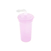 Hometarz Pipetli Bardak Okul Ofis Masa Üstü Plastik Suluk 400 Ml - 3