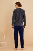 Nisanca Kışlık Erkek Polar Pijama Takımı - 8