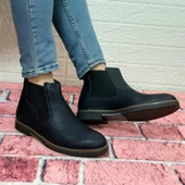 Voyager 3502 Lacivert Hakiki Deri Bilekte Bağcaksız Erkek Bot thumbnail 5