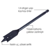 Tomax Yaprak Matkap Ucu Ahşap Plastik Alüminyum Delme (1 Adet) thumbnail 10