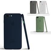 FitCase iPhone 7 Plus / 8 Plus Kılıf Ultra İnce PP Mat Kapak - 1