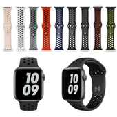 FitCase Apple Watch 42 44 45 49 mm Uyumlu Point Spor Silikon Kordon - 1