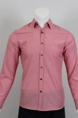 Uzun Kol Slim Fit Desenli Gömlek - 5