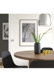 STILREN 22 CM VAZO SERAMİK DEKORATİF ÇİÇEKLİK SİYAH - 3
