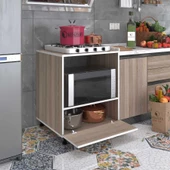 Kenzlife ocak dolabı bennu crd 85*70*60 XLARGE kapaklı hazır mutfak klasik setüstü ocak için sabit tabla thumbnail 1