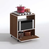 Kenzlife ocak dolabı bennu cvz 85*70*60 XLARGE kapaklı hazır mutfak klasik setüstü ocak için sabit tabla thumbnail 2