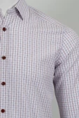 Uzun Kol Slim Fit Kareli Gömlek - 4