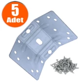 Masa Mobilya Ayak Köşe Bağlantı Birleştirme Sacı Demiri 135° (5 ADET) - 1