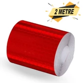 Reflektörlü Reflektif Fosforlu Şerit Bant Petekli Reflekte İkaz Bandı 2 METRE - 2