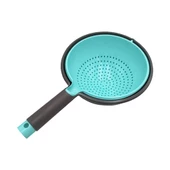 Hometarz Ayaklı Çift Hazneli Döner Makarna Sebze Yıkama Süzgeci - 5