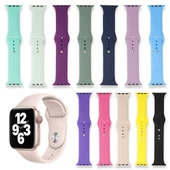 FitCase Apple Watch 38 40 41 mm Uyumlu Klasik Silikon Kordon - 1