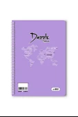 Kareli 40 Yaprak Spiralli Defter A4 Boy Plastik Kapak (1 Adet ) - 9