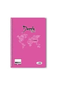Kareli 40 Yaprak Spiralli Defter A4 Boy Plastik Kapak (1 Adet ) - 8