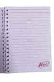 Winx Club  Spiralli A6 Karton Kapak Not Defteri 80 Yaprak Çizgili - 2