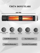 Hottable Supreme Plus 3000 W Uzaktan Kumandalı Dış Mekan Isıtıcı - 2