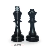 Helena Wood Art El Yapımı Ahşap Satranç Takımı - 6