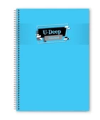 Defter A4 Spiralli 72 Yaprak Çizgili A4 Siparalli Defter Telli Defter 72 Yaprak Çizgili - 2