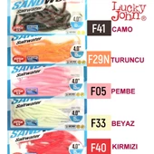 Lucky John Sandworm 4'' Kokulu Lrf Yemi 10 cm - 2