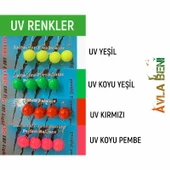 SAFİR DÜZ UV ve GLOW JİG HEAD - 2