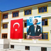 Atatürk Posteri ve Türk Bayrağı Raşel Kumaş 200X300 cm -2 - 1