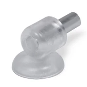 Vantuzlu Raf Pimi Şeffaf Cam Tutucu Mobilya Dolap Pimi (25 ADET) thumbnail 4