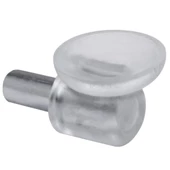 Vantuzlu Raf Pimi Şeffaf Cam Tutucu Mobilya Dolap Pimi (25 ADET) thumbnail 5