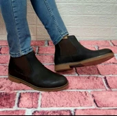 Voyager 3502 Kahve Renk Hakiki Deri Bilekte Bağcaksız Erkek Bot - 2