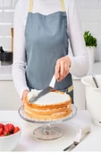 Lattbakad Pasta Spatulası 2'li Gri - 4