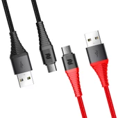 Rock Space Z9 Hi-Tensile Micro USB Şarj ve Data Aktarım Kablosu 120cm 2A - 1