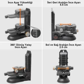 KOBB KBL10SET Mıknatıslı Hassas Ayarlanabilir Lazer Hizalama Aparatı+Mıknatıslı Lazer Hizalama Aparatı - 9