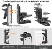 KOBB KBL10SET Mıknatıslı Hassas Ayarlanabilir Lazer Hizalama Aparatı+Mıknatıslı Lazer Hizalama Aparatı - 10