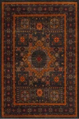 Frenda Home Fas Kapısı Desenli Yıkanabilir Pamuk Taban Halı  TURUNCU 80X150 - 1