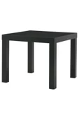 IKEA Lack Orta Yan Sehpa Masa Siyah 55x55 Cm Mobilya - 2
