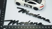 DK Tuning Maserati Modena Siyah ABS Çamurluk Yazı Logo Seti - 3