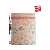 3+1 Hafif Defter Spralli A-4 120 Yaprak Sert Kapak 1 Adet - 3