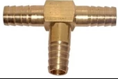 Avmdepo  Sarı Pirinç Hortum Te 8 mm - 1