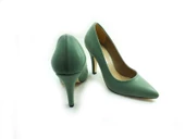Marine Shoes 9 cm Topuklu Kadın Stiletto Yeşil 86 437 - 5