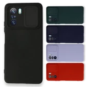 Xiaomi Poco F3 Kılıf Palm Color Kamera Koruma Kapaklı Silikon - 1