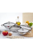 gülsan Omlet Set 6 Parça (çelik Kapaklı) - 2