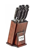 OMS Art-6160 8 Parça Ahşap Standlı Sürmene Bıçak Seti - 1