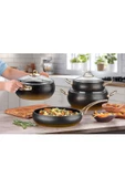 OMS PASLANMAZ Kure - 3023 - 7 Parça - Biogranit - Pfoa Ve Ptfe Free - Tencere, Tava, Çeyiz Seti thumbnail 3