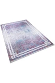 Çerçeve Desen Pamuk Taban Dijital Baskılı Halı  YEŞİL 80X150 - 2