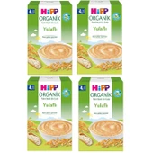 Hipp Organik Yulaflı Tahil Bazlı 4+ Ay Kaşık Maması 200 gr 4 ADET - 1
