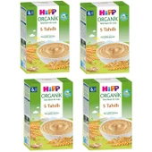 Hipp Organik 5 Tahıllı 6+ Ay Kaşık Maması 200 gr 4 ADET - 1