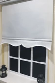 StorBurada Düz Gri Stor Perde Etek Dilimli STB--5321  Gri 150 x 200 - 2