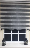 Zebra Stor Perde Organze Siyah Kırçıl Etek Dilimli STB904  Siyah 200 x 200 - 2