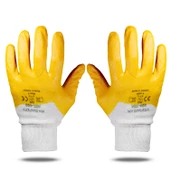 Maxsafety NIT-400 Nitril Kaplama Sanayi İş Usta Eldiveni 10/XL (6 ÇİFT) - 5