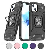 iPhone 13 Mini Kılıf Kickstand Ring Tam Koruma Kapak - 1