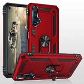 Gpack Huawei Nova 5t Kılıf Vega Standlı Yüzüklü MıknatıslıNano Glass - 4